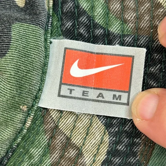 Vintage 90s/Y2K Nike Miami Hurricanes Green Bucket Hat size M/L - Picture 6 of 11